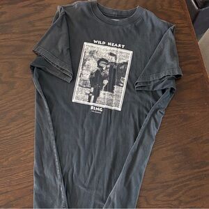 Anine Bing Black Graphic T-Shirt Dress